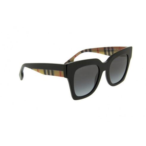 Burberry Women Sunglasses Black Grey Gradient Square BE4364-39428G